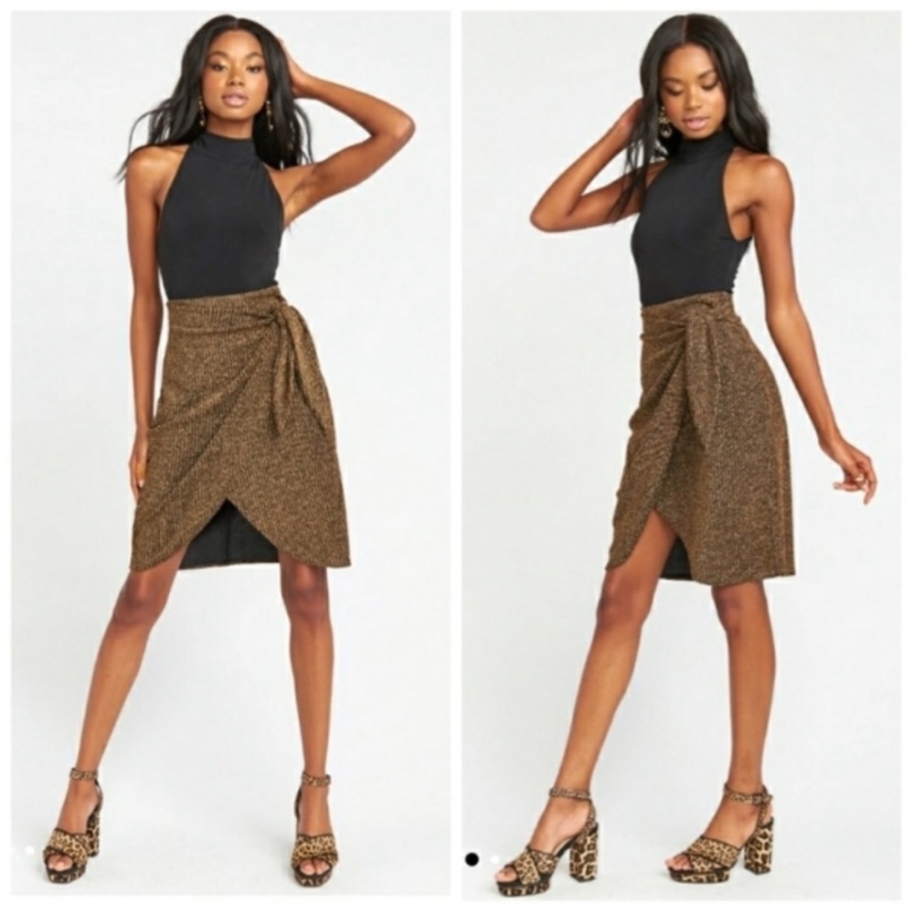 Show Me Your MuMu Anjolie Wrap Skirt size small NWT